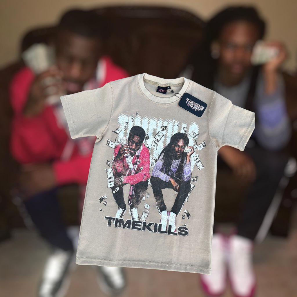 TIME KILLS KHAKI TEE