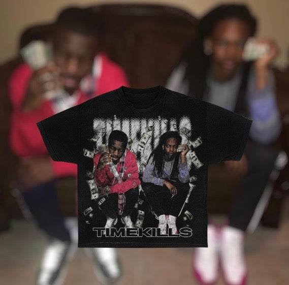 TIME KILLS BLACK TEE