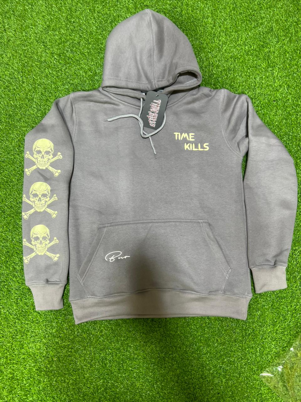 Time Kills " Skull " PullOver